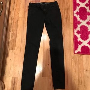 American Eagle black jeggings size 2